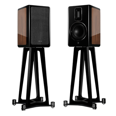 Quad Revela 1 Bookshelf Speakers (with Stands)