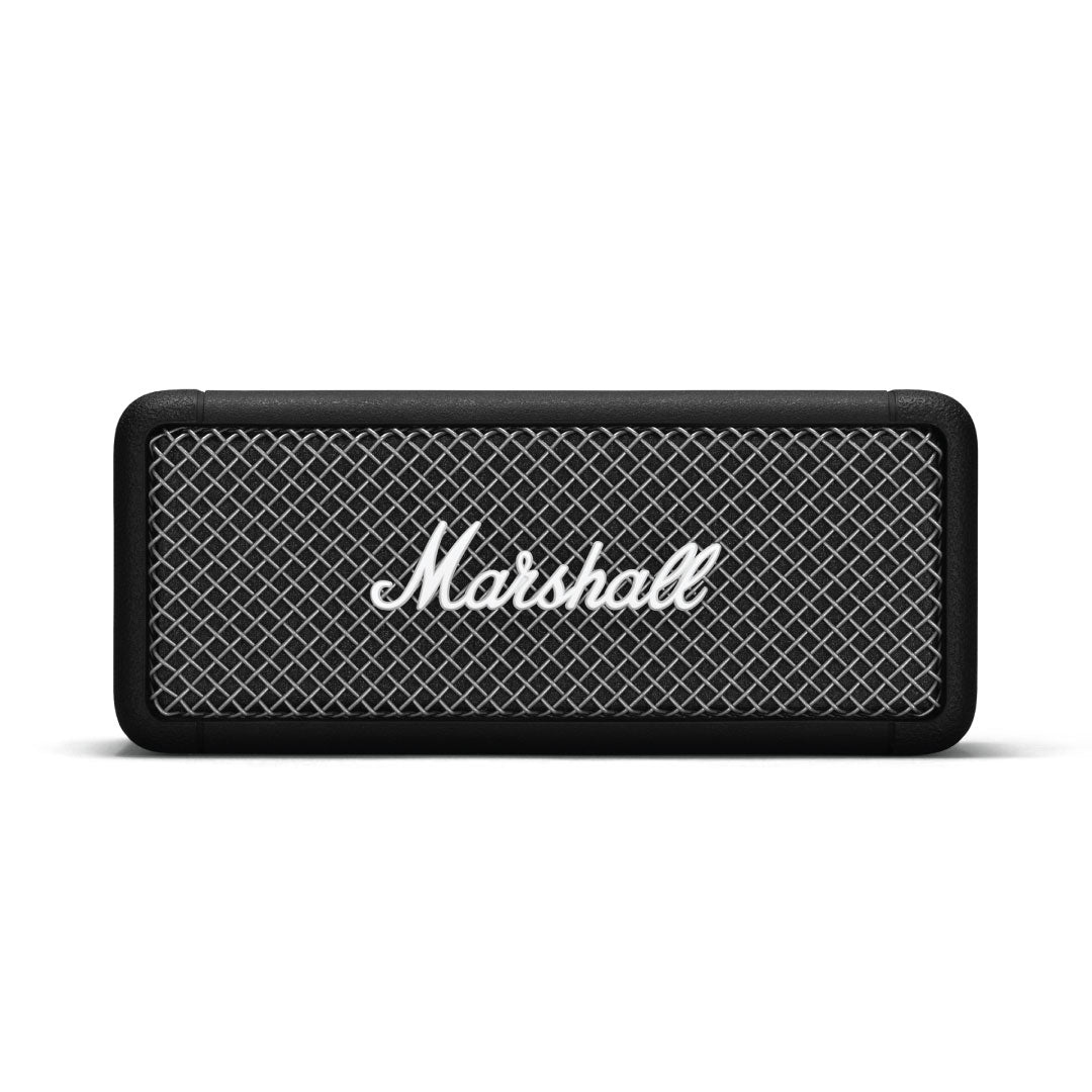 Marshall Emberton is now available at Qubix Technologies, Bangalore, India. Marshall Products Available for Purchase at Qubix Technologies, Bangalore. Home Speakers Available for Purchase at Qubix Technologies, Bangalore. Bluetooth Speakers Available for Purchase at Qubix Technologies, Bangalore. Wireless Speakers Available for Purchase at Qubix Technologies, Bangalore. Marshall Bangalore, Qubix Technologies.