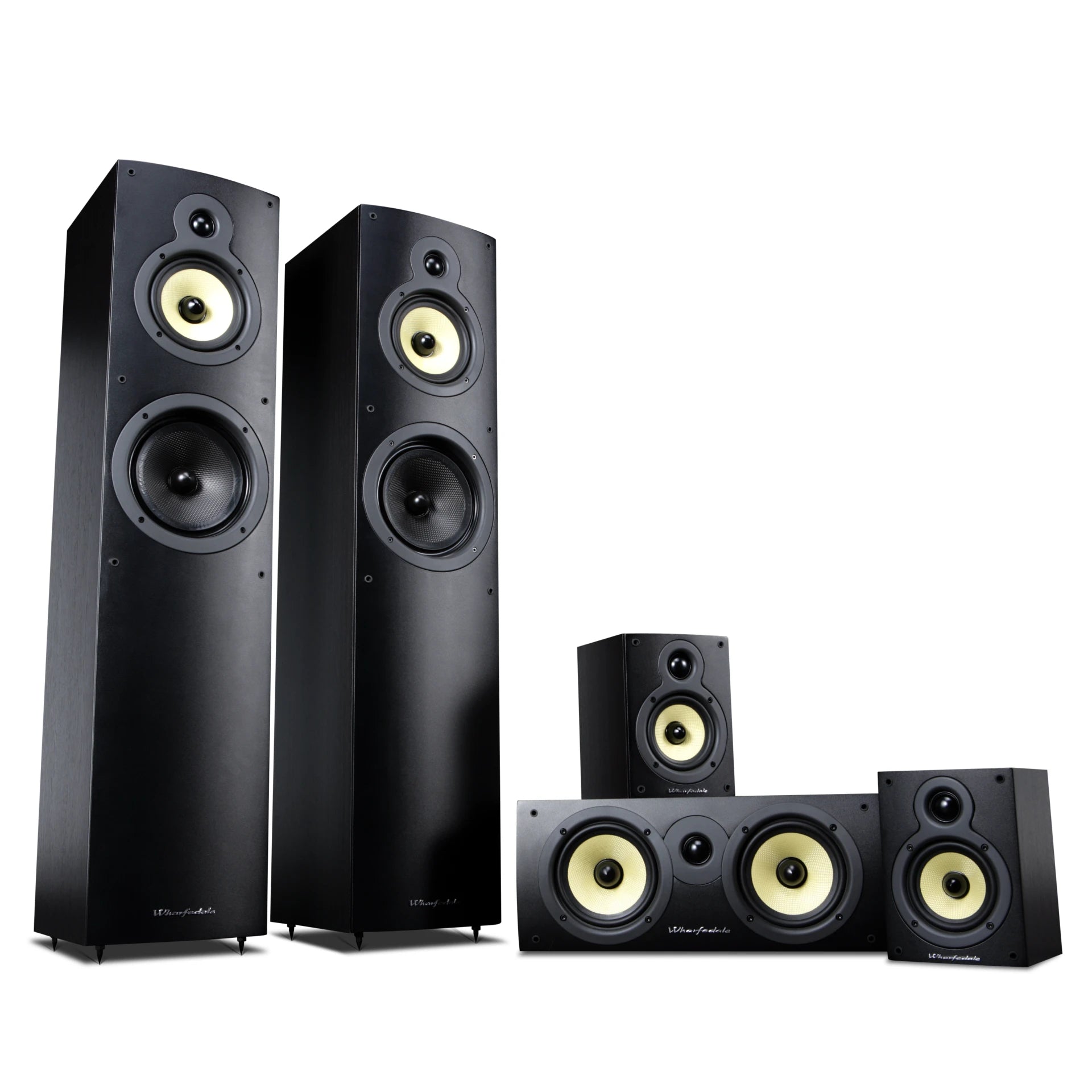 Wharfedale Crystal4 5.0 - Home Theatre System Package (Black)